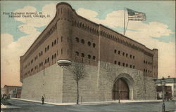 First Regiment Armory, National Guard Chicago, IL Postcard Postcard