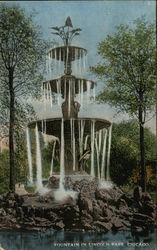 Fountain in Lincoln Park Chicago, IL Postcard Postcard