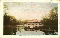 Lincoln Park Boat House Postcard