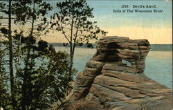 Devil's Anvil, Dells of the Wisconsin River Postcard