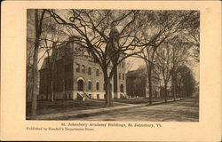 St. Johnsbury Academy Buildings Vermont Postcard Postcard