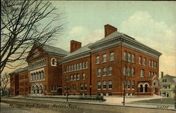 Malden High School Postcard