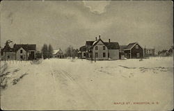 Maple Street Kingston, NS Canada Nova Scotia Postcard Postcard