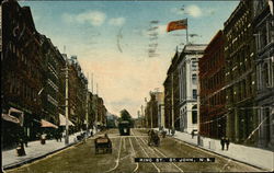 King Street View Saint John, NB Canada New Brunswick Postcard Postcard