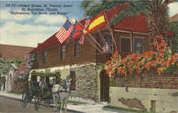 Oldest House, St. Francis Street St. Augustine, FL Postcard Postcard