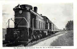 The Milwaukee Road Passenger Train Postcard