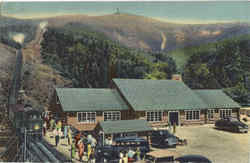 New Marshfield House Ant Mt. Washington Cog Railway, Mt. Washington Postcard