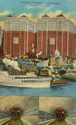 Hudson Terminal And Tubes New York City, NY Postcard Postcard