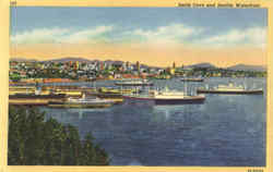 Smith Cove And Seattle Waterfront Postcard