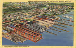 Newport News Shipbuilding And Dry Dock Co. Postcard