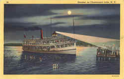 Steamer On Chautauqua Lake Postcard