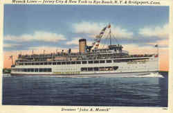 Steamer John A. Meseck Postcard