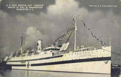 U. S. Army Hospital Ship Larkspur Postcard