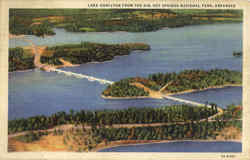 Lake Hamilton From The Air, Hot Spring National Park Hot Springs, AR Hot Springs National Park Postcard Postcard