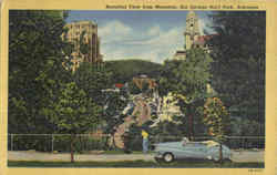 Beautiful View From Mountain, Hot Spring National Park Hot Springs, AR Hot Springs National Park Postcard Postcard