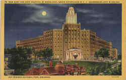 New Army And Navy Hospital By Moonlight Postcard