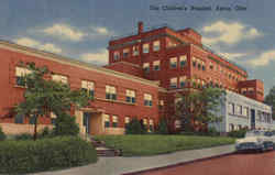 The Children's Hospital Akron, OH Postcard Postcard