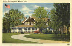 Marion County Club Ohio Postcard Postcard