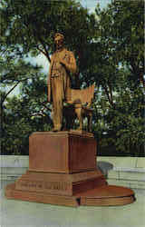 St. Gauden's Lincoln Statue Postcard