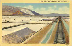 Salt Beds Salt Lake City, UT Postcard Postcard