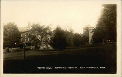 Weston Hall, Northfield Seminary East Northfield, MA Postcard Postcard