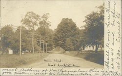 Main Street West Northfield, MA Postcard Postcard