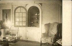 View of Interior of Home Deerfield, MA Postcard Postcard