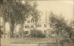 Quillcote - Summer Home of Kate Douglas Wiggin Hollis, ME Postcard Postcard