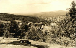 View over Town Sunapee, NH Postcard Postcard