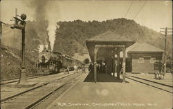 Railroad Station of Shelburne Falls Postcard