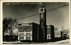 Fire Station La Salle, QC Canada Quebec Postcard Postcard