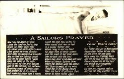 A Sailors Prayer Postcard