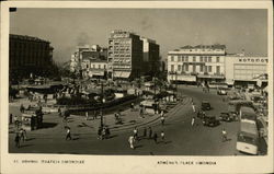 Omonia Square Athens, Greece Greece, Turkey, Balkan States Postcard Postcard