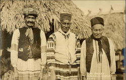 The Three Seminole Medicine Men Native Americana Postcard Postcard