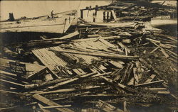 Wreck of Mary T. Mister Merchant Ship Somerset Co, MD Boats, Ships Postcard Postcard