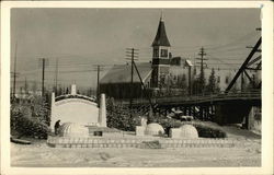 Building Snow Igloos Alaska Postcard Postcard