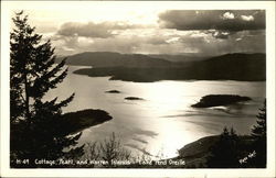 Cottage, Pearl and Warren Islands Postcard