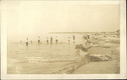 Bathing Scene Postcard