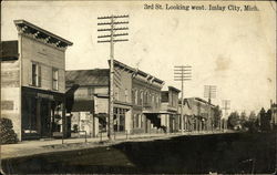 3rd Street Looking West Imlay City, MI Postcard Postcard