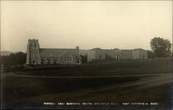 Russell Sage Memorial Chapel and Gould Hall East Northfield, MA Postcard Postcard