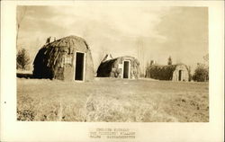 The Pioneers Village - English Wigwams Salem, MA Postcard Postcard