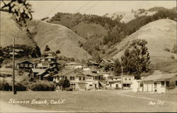 View of Town Postcard