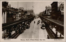 Bowery, North of Grand Street Postcard