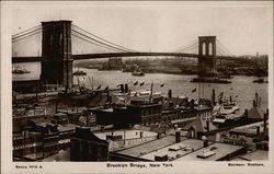 Brooklyn Bridge New York, NY Postcard Postcard