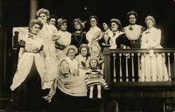 Group of Women - Cast of Play? Postcard