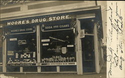 Moore's Drug Store Providence, RI Postcard Postcard