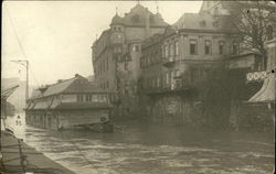 Flooded Town Postcard