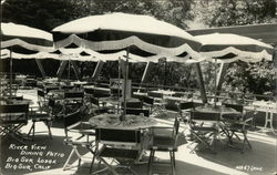 River View Dining Patio, Big Sur Lodge California Postcard Postcard