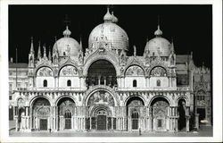 1:100 Scale Model of St. Mark's Piazza in Venice Postcard