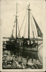 Fishing Boat Puerto Mexico, Mexico Postcard Postcard